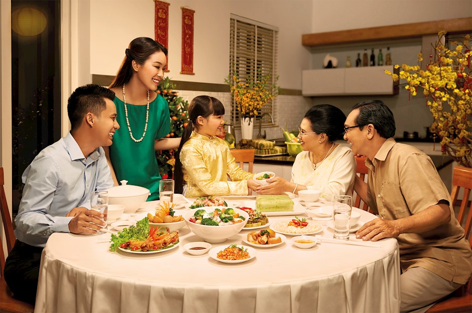Ảnh bữa cơm gia đình ngày Tết 1 Ảnh bữa cơm gia đình ngày Tết 1