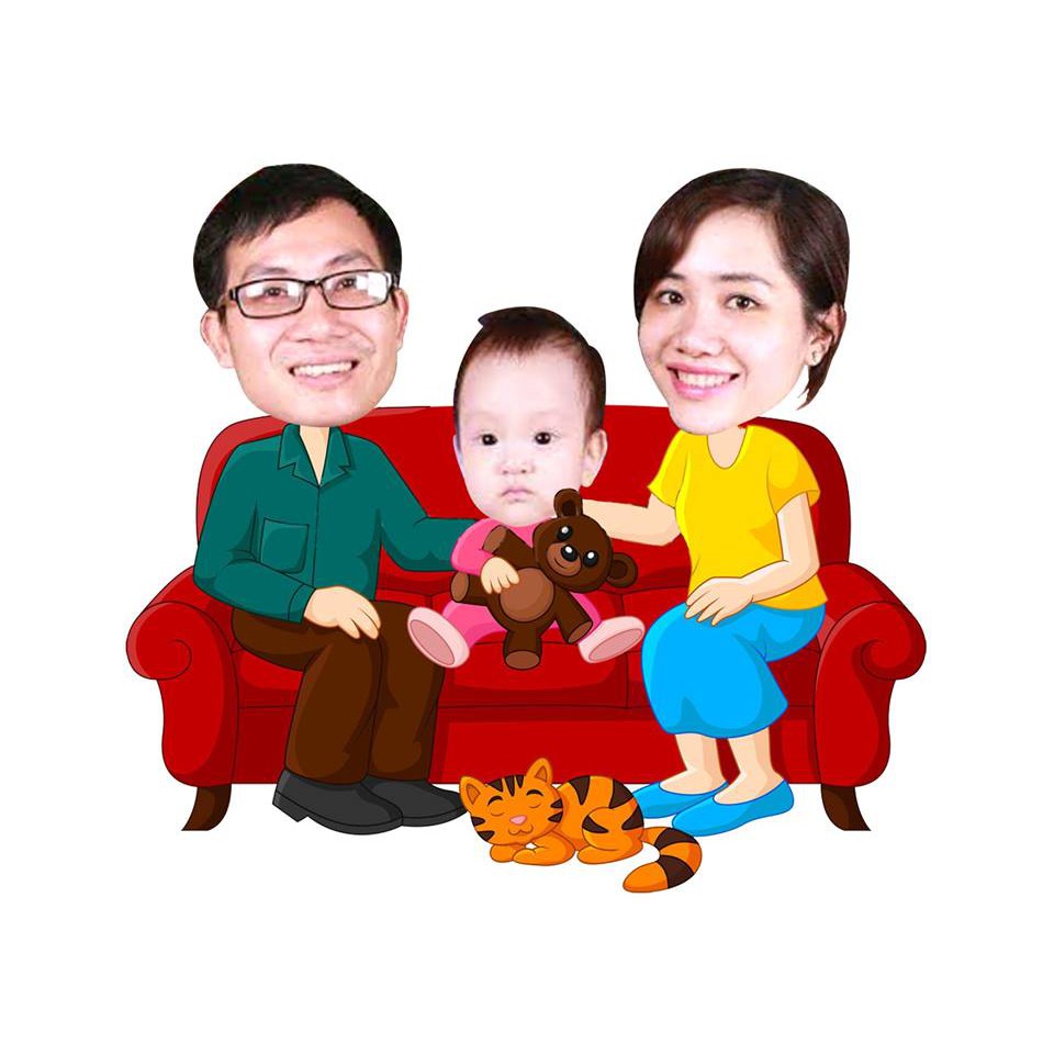 Hình ảnh gia đình 3 người vui nhộn 4 Hình ảnh gia đình 3 người vui nhộn 4