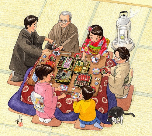 Hình vẽ bữa cơm gia đình ấn tượng 3 Hình vẽ bữa cơm gia đình ấn tượng 3