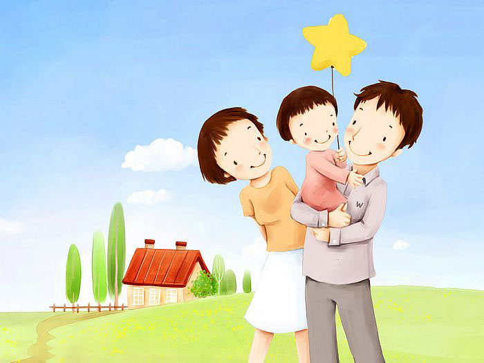 tranh-ve-to-mau-cua-hoc-sinh-de-tai-gia-dinh Tổng hợp tranh về gia đình