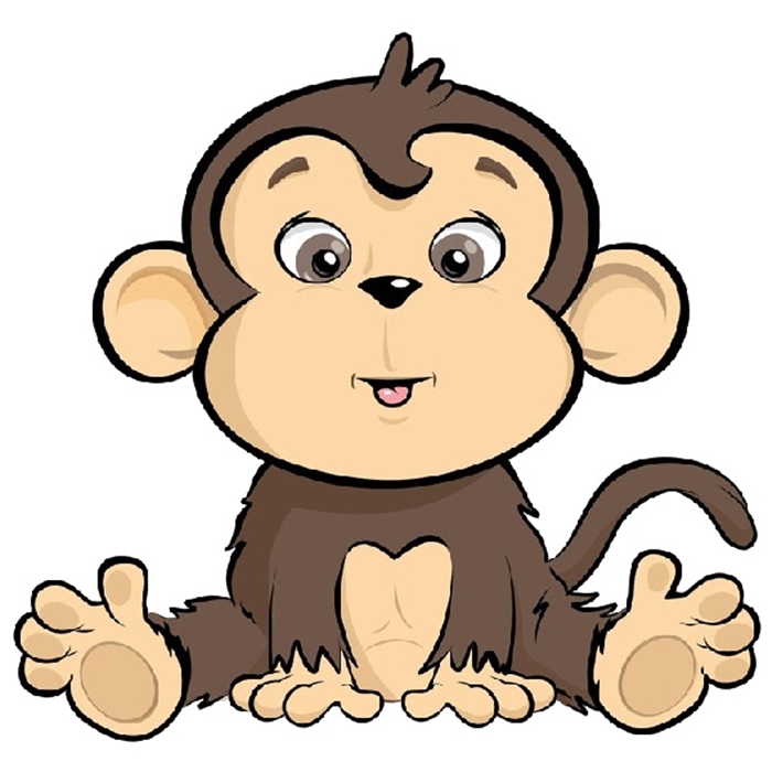 Hình ảnh con khỉ hoạt hình cute Hình ảnh con khỉ hoạt hình dễ thương 6