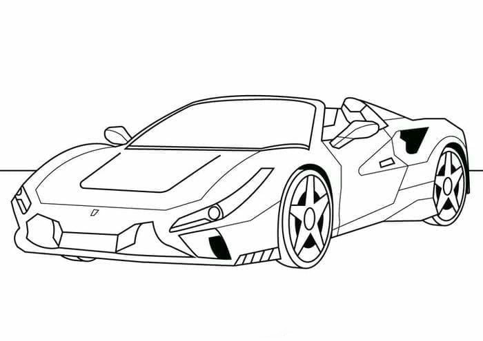 anh-tranh-to-mau-o-to-lamborghini-cho-be Ảnh tranh tô màu ô tô Lamborghini cho bé