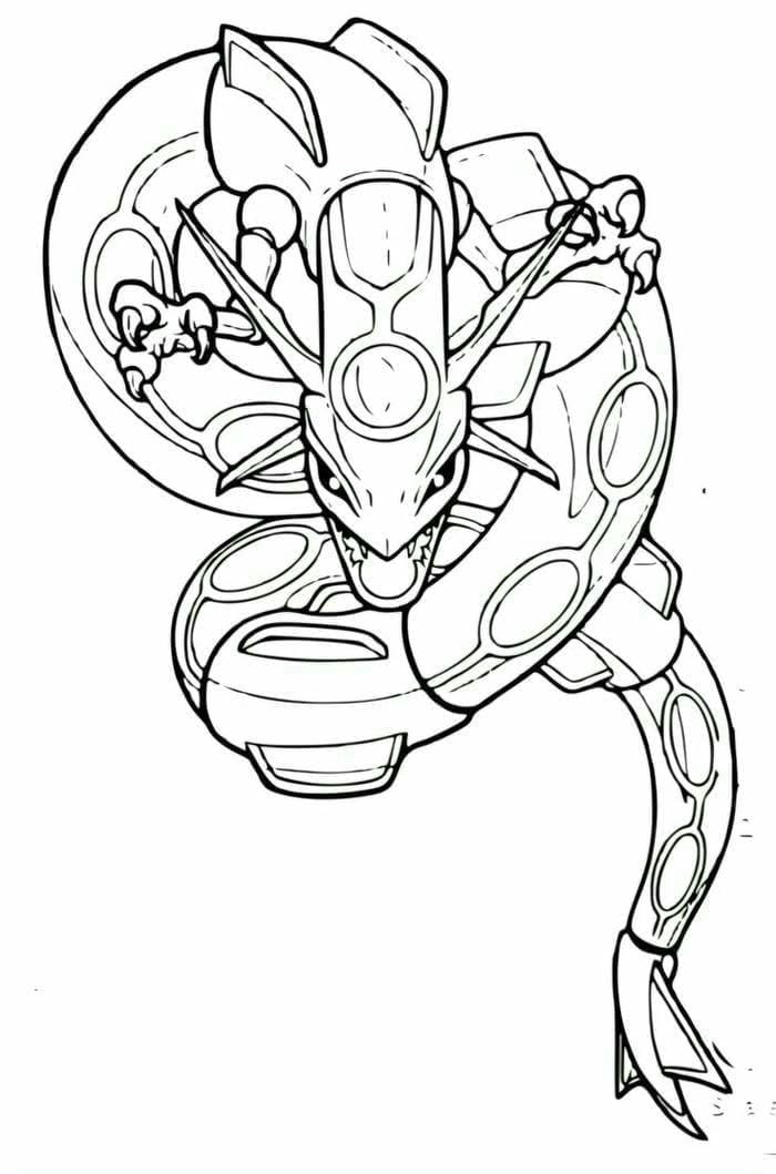 anh-tranh-to-mau-pokemon-raquaza-don-gian-cho-be Ảnh tranh tô màu pokemon Raquaza đơn giản cho bé