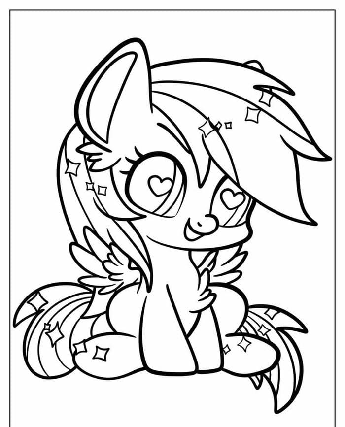 anh-chibi-ngua-pony-sieu-cute Ảnh chibi ngựa pony siêu cute