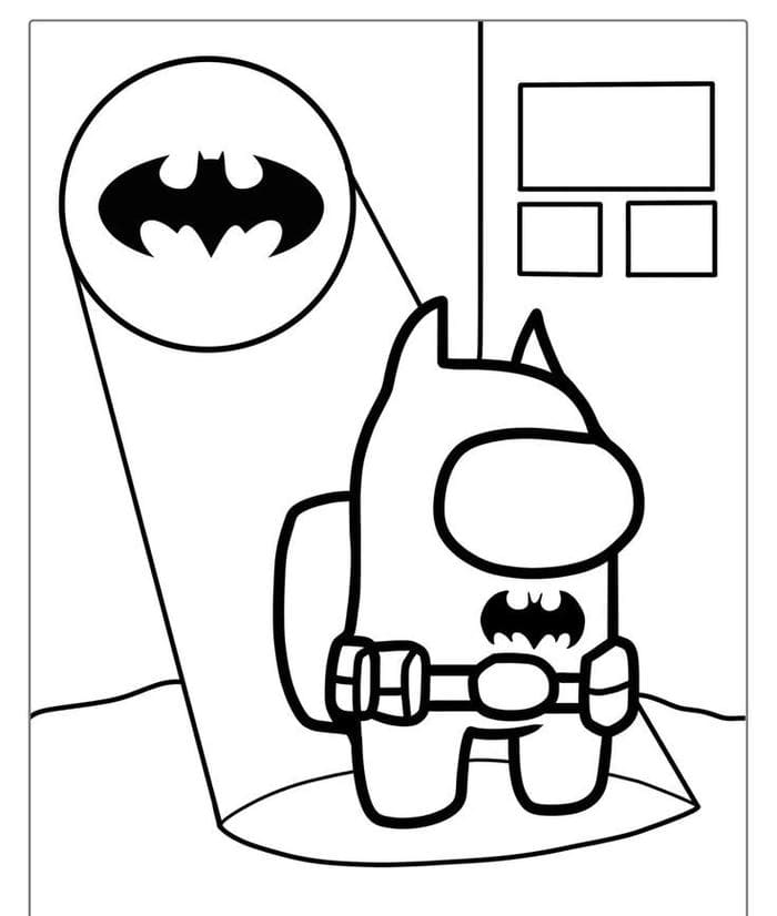 anh-tranh-to-mau-among-us-batman Ảnh tranh tô màu Among Us Batman
