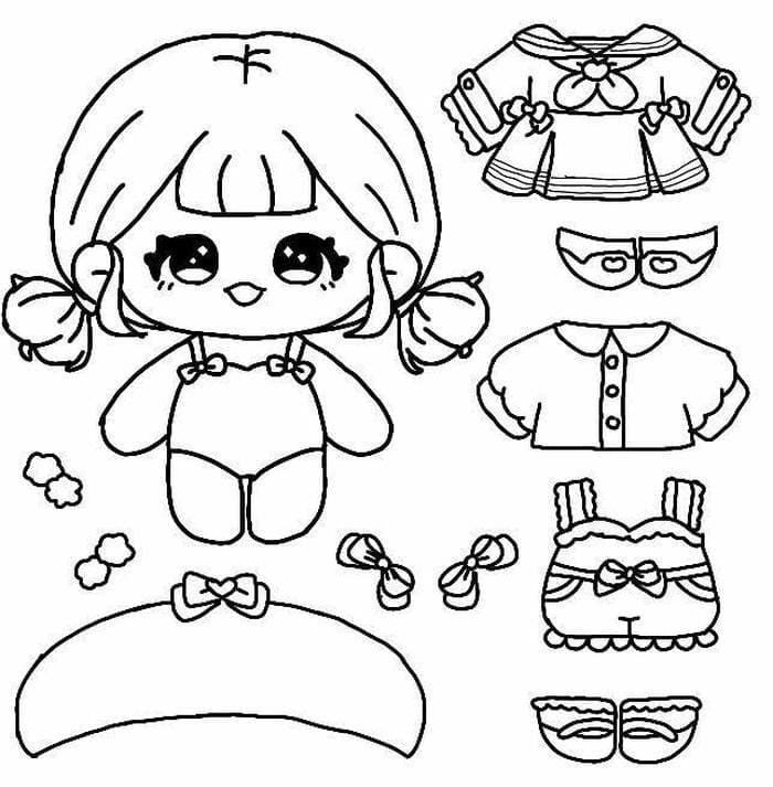 anh-tranh-to-mau-bup-be-chibi-thay-do Ảnh tranh tô màu búp bê chibi thay đồ