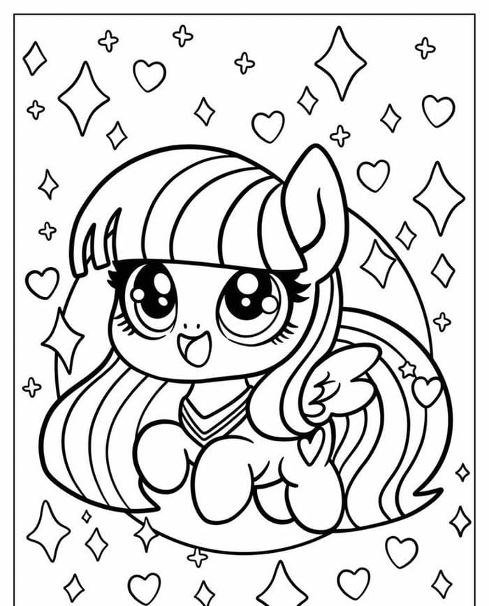 anh-tranh-to-mau-chibi-ngua-pony-sieu-dang-yeu Ảnh tranh tô màu chibi ngựa pony siêu đáng yêu