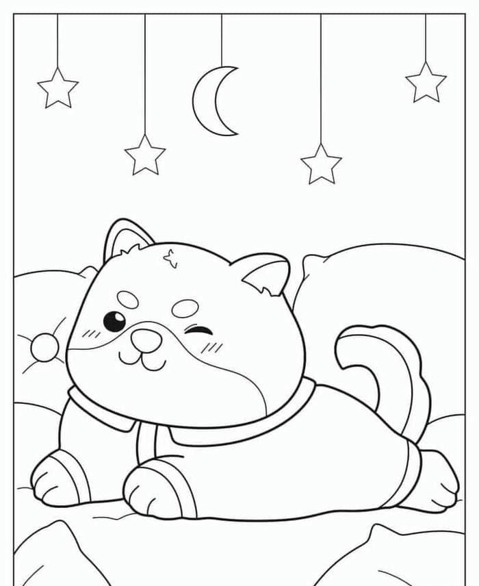 anh-tranh-to-mau-cho-shiba-dang-yeu Ảnh tranh tô màu chó Shiba đáng yêu