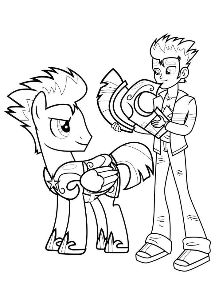 anh-tranh-to-mau-ngua-pony-cool-ngau Ảnh tranh tô màu ngựa pony cool ngầu
