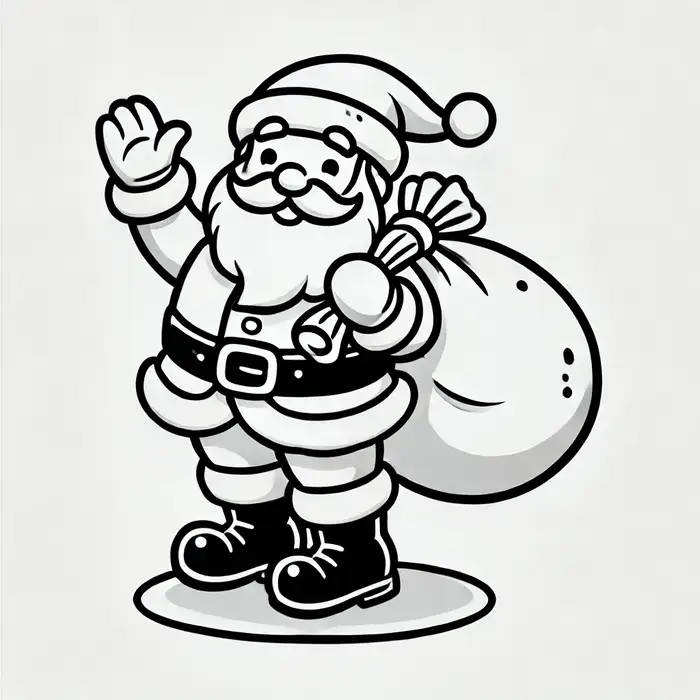 anh-tranh-to-mau-ong-gia-noel-don-gian-cho-be Ảnh tranh tô màu ông già noel đơn giản cho bé