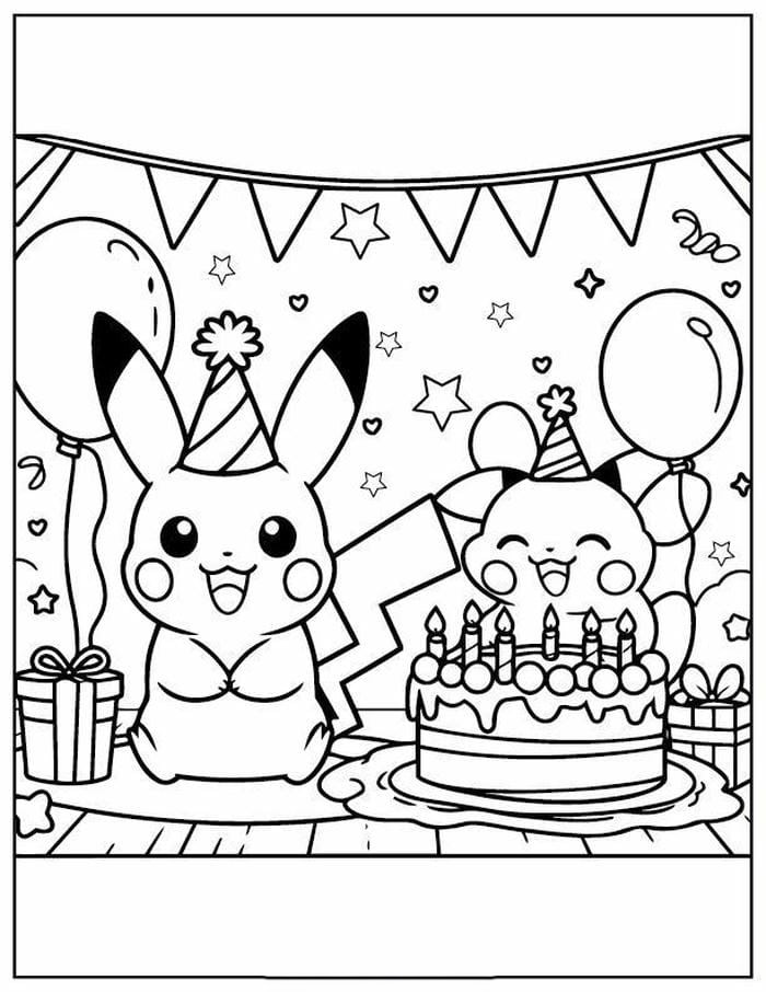anh-tranh-to-mau-pikachu-cute-cho-be Ảnh tranh tô màu Pikachu cute cho bé