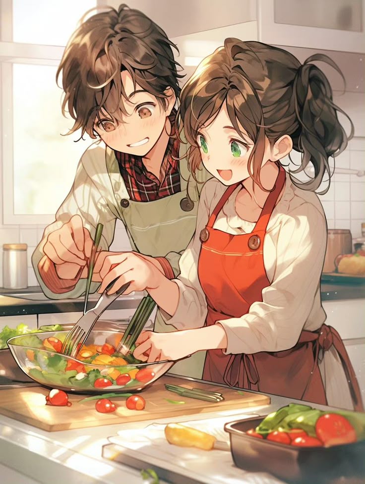 anime cap doi cute 26 Anime cặp đôi cute 26