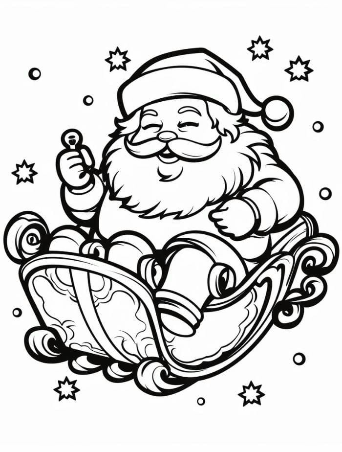 hinh-anh-tranh-to-mau-chibi-ong-gia-noel-ngoi-xe-truot-tuyet Hình ảnh tranh tô màu chibi ông già noel ngồi xe trượt tuyết