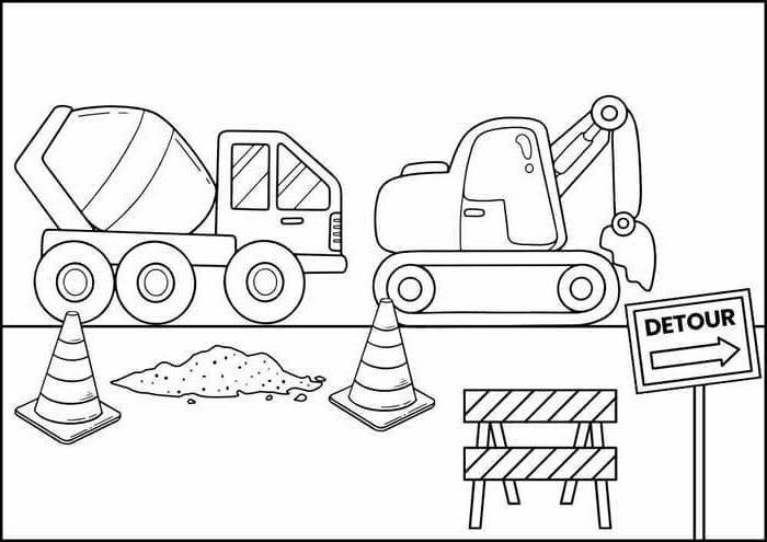 hinh-anh-tranh-to-mau-may-xuc-va-xe-tai-rotated-1 Hình ảnh tranh tô màu máy xúc và xe tải