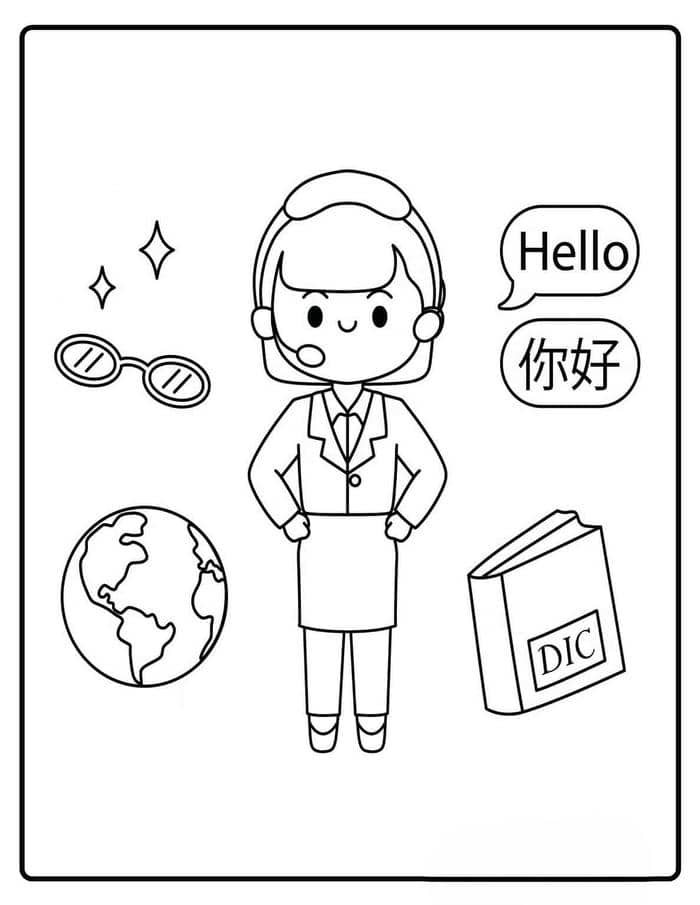 hinh-anh-tranh-to-mau-nghe-nghiep-don-gian-cho-be Hình ảnh tranh tô màu nghề nghiệp đơn giản cho bé