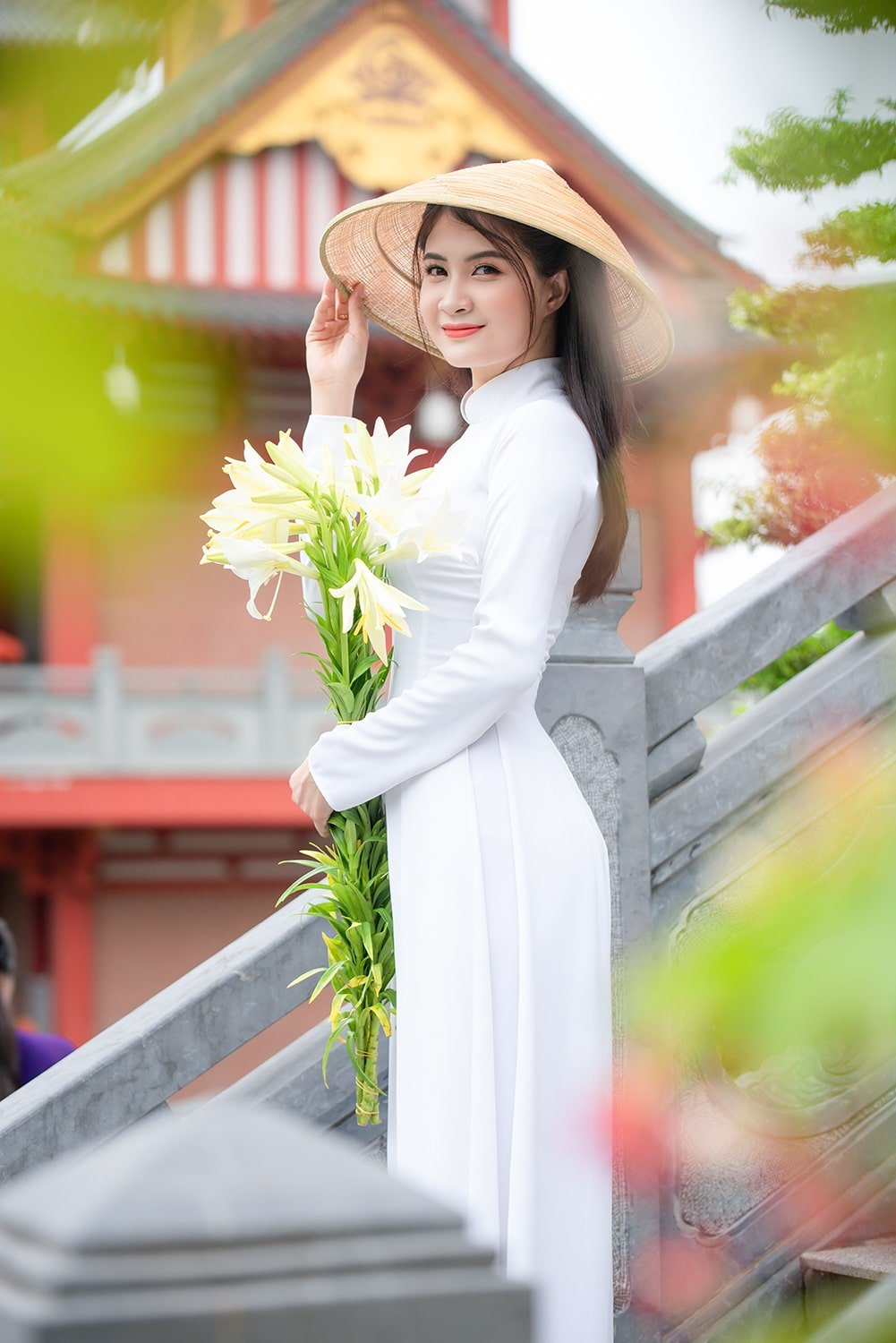 hinh co gai mac ao dai 12 Hình cô gái mặc áo dài 12
