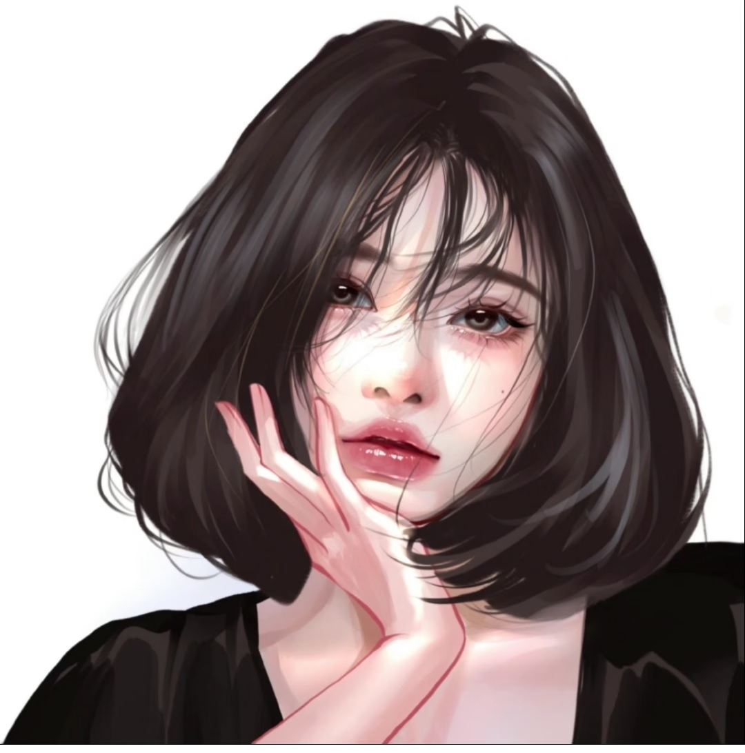 Avatar cho con gái tóc ngắn đẹp hình con gái ngầu 24
