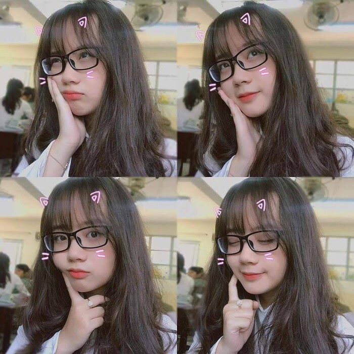 hinh gai xinh deo mat kinh 2 Hình gái xinh đeo mắt kính 2