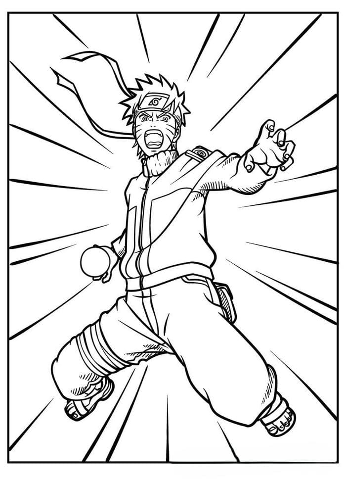 hinh-tranh-to-mau-naruto-don-gian Hình tranh tô màu Naruto đơn giản