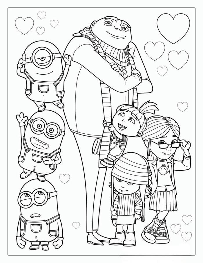 tranh-to-mau-cac-nhan-vat-minion Tranh tô màu các nhân vật Minion