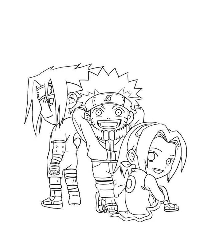 tranh-to-mau-chibi-naruto-sasuke-va-sakura-sieu-dang-yeu Tranh tô màu chibi Naruto, Sasuke và Sakura siêu đáng yêu