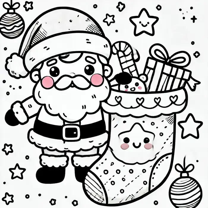 tranh-to-mau-chibi-ong-gia-noel-sieu-dang-yeu-cho-be Tranh tô màu chibi ông già noel siêu đáng yêu cho bé