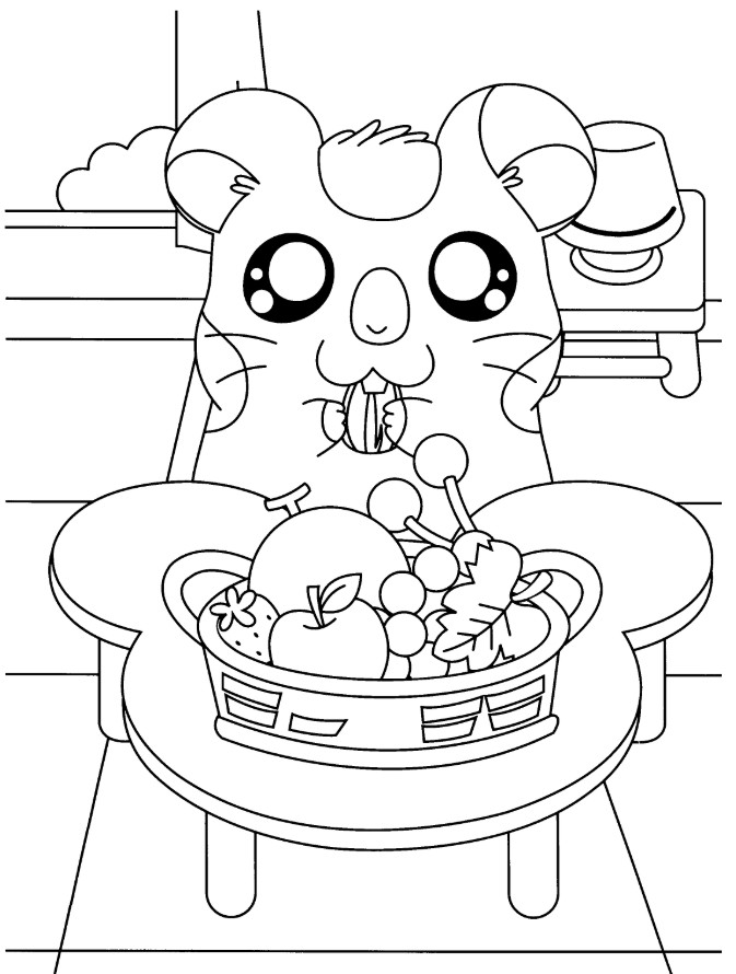 tranh to mau chuot hamster 3 tranh tô màu con chuột hamster 4