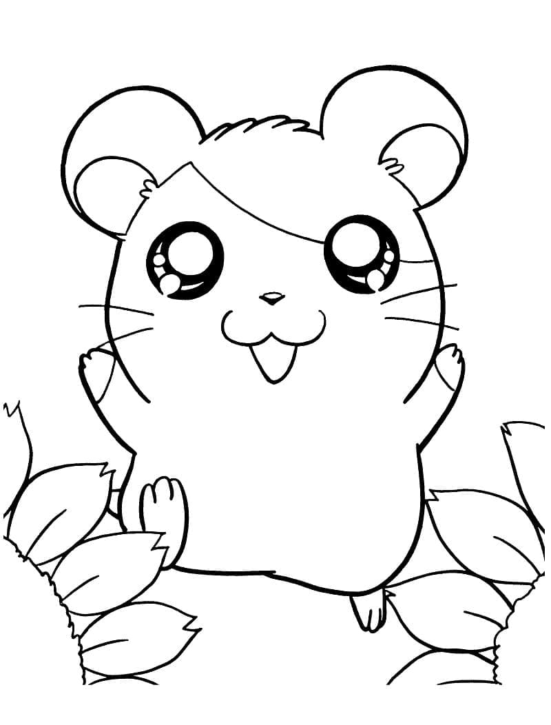 tranh to mau chuot hamster 4 tranh tô màu con chuột hamster 3