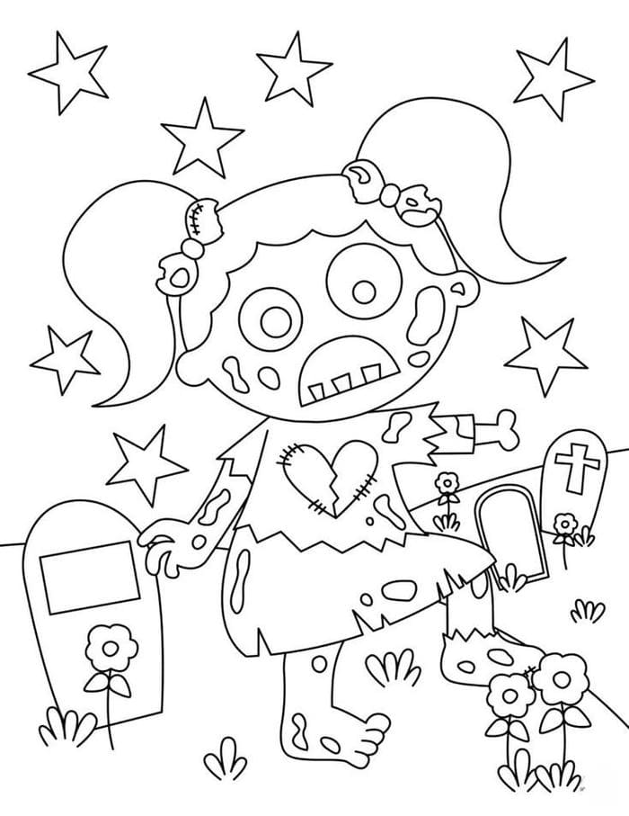 tranh-to-mau-co-gai-zombie Tranh tô màu cô gái Zombie
