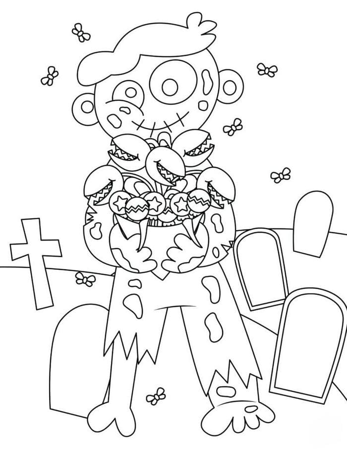 tranh-to-mau-zombie-don-gian Tranh tô màu Zombie đơn giản